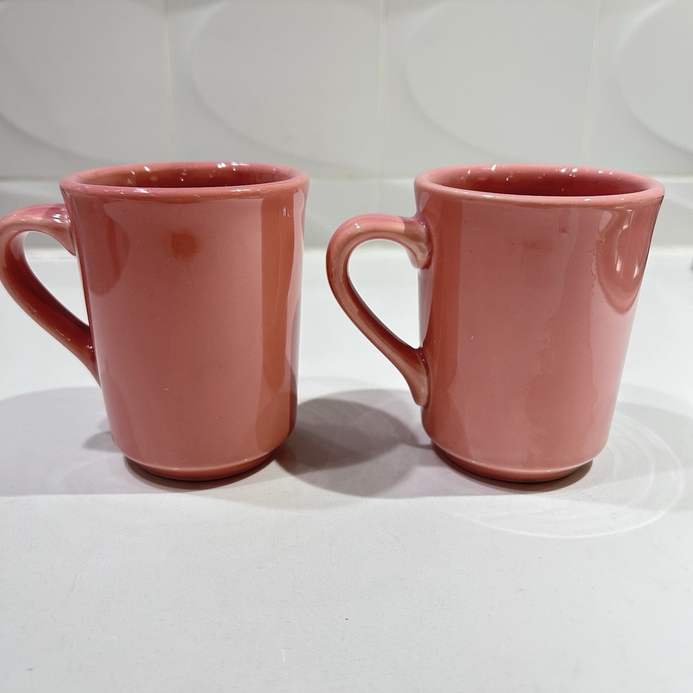 Homer Laughlin HLC Fiesta Rose Pink P86 Pink Denver Mug 8 oz. Retired *EACH*